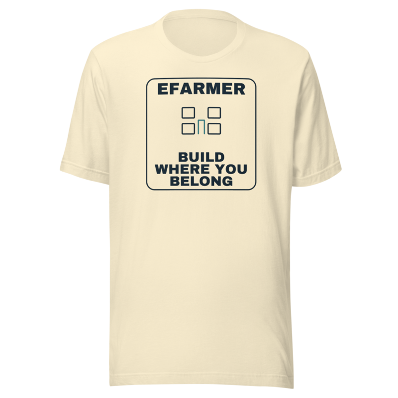 Efarmer — Build Where You Belong Tee — Black, view 2