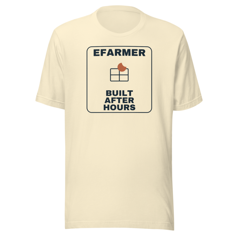 Efarmer — Built After Hours Tee — Black, view 2