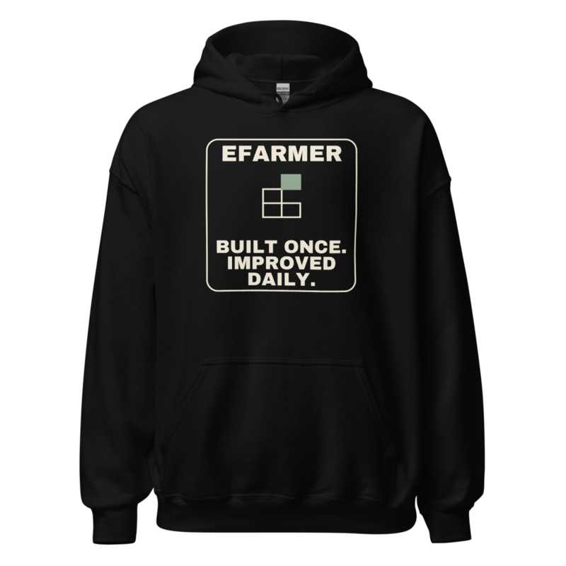 Efarmer — Built Once. Improved Daily. Hoodie