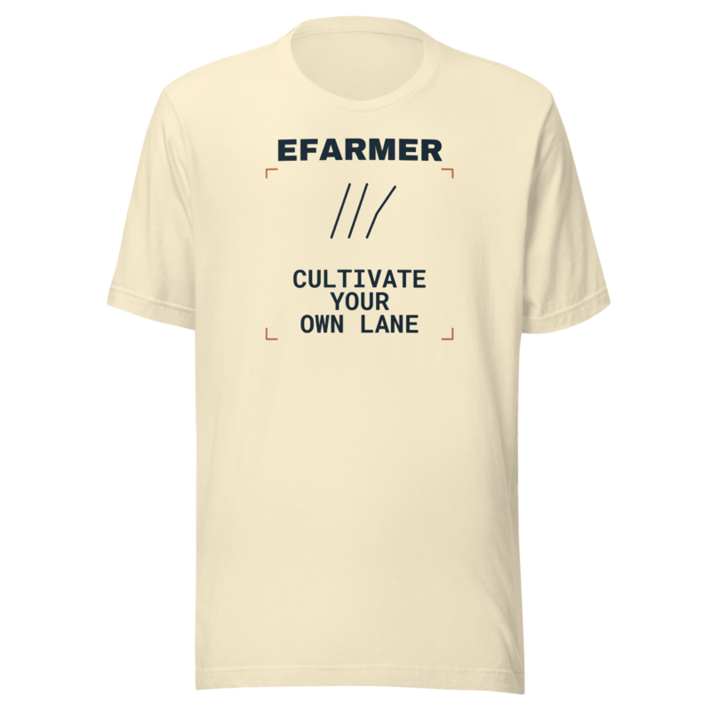 Efarmer — Cultivate Your Own Lane Tee — Black, view 2