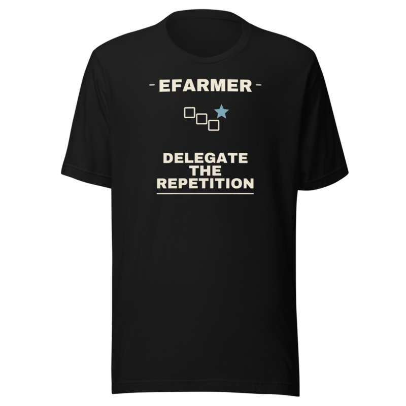 Efarmer — Delegate the Repetition Tee