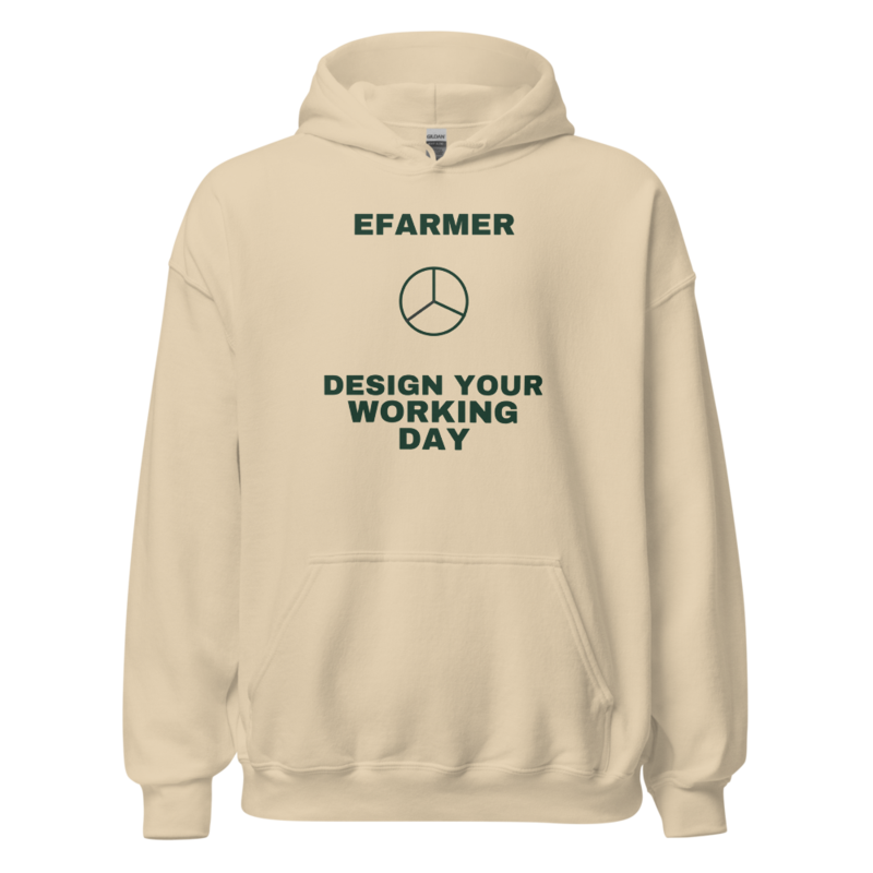 Efarmer — Design Your Working Day Hoodie — Black, view 2