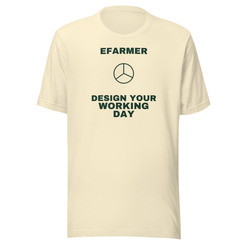 Efarmer — Design Your Working Day Tee — Black, view 2