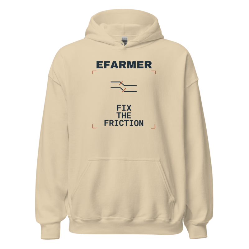 Efarmer — Fix the Friction Hoodie — Black, view 2