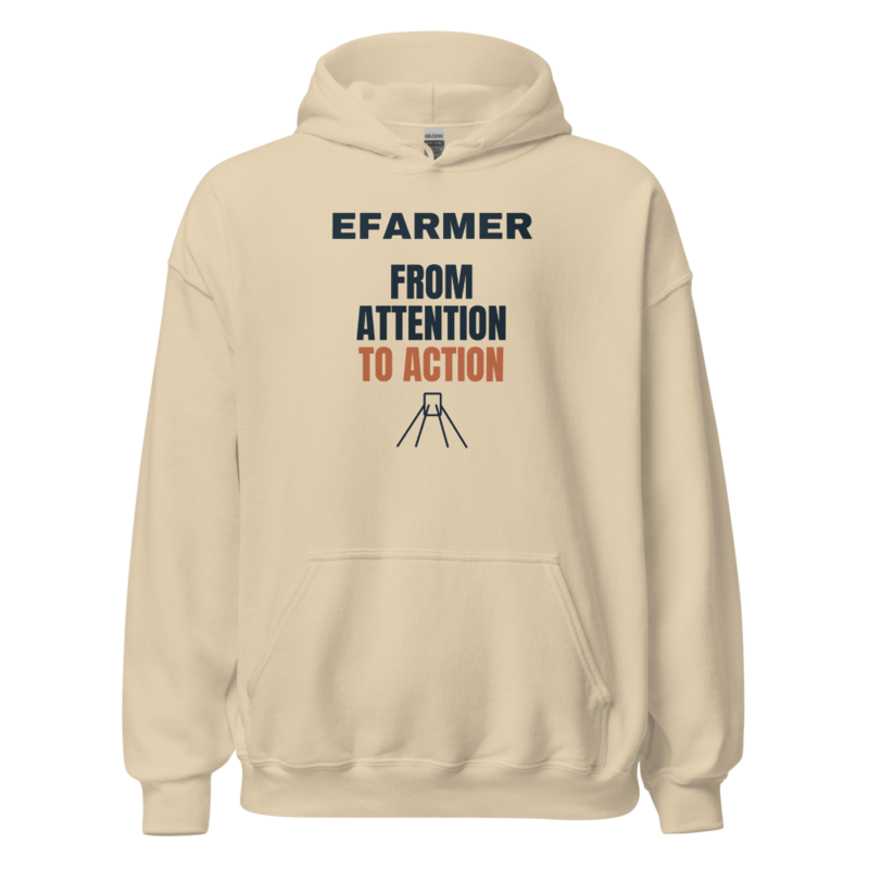 Efarmer — From Attention to Action Hoodie — Sand, view 2