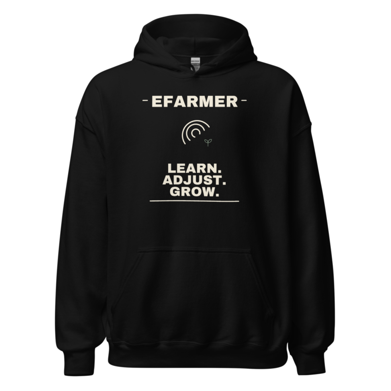 Efarmer — Learn. Adjust. Grow. Hoodie