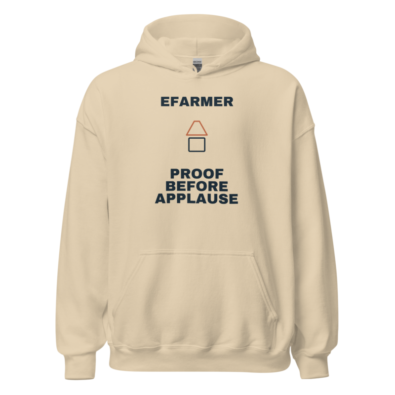 Efarmer — Proof Before Applause Hoodie — Black, view 2