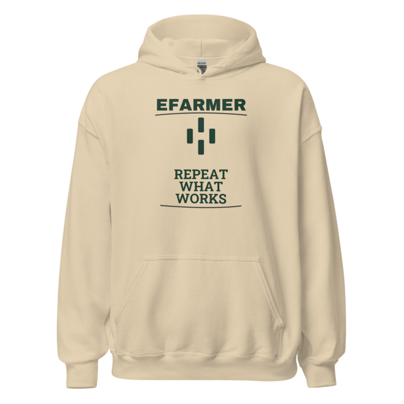 Efarmer — Repeat What Works Hoodie — Black, view 2