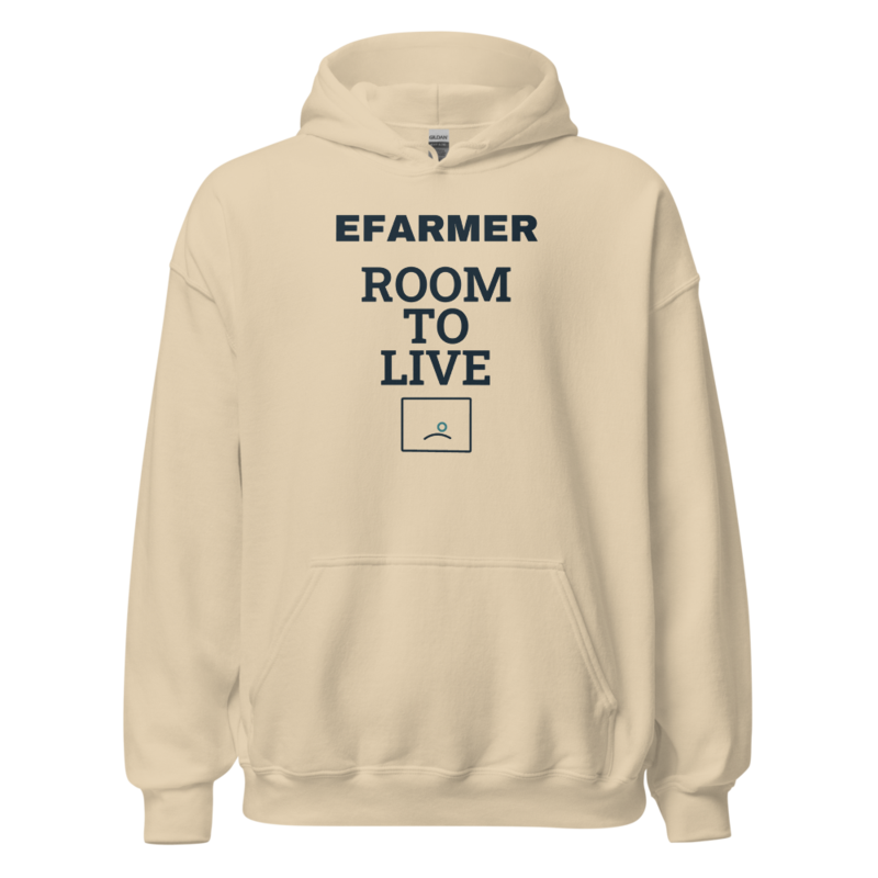 Efarmer — Room to Live Hoodie — Black, view 2