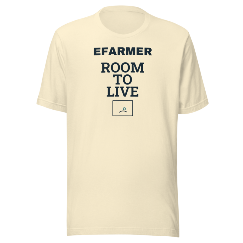 Efarmer — Room to Live Tee — Black, view 2